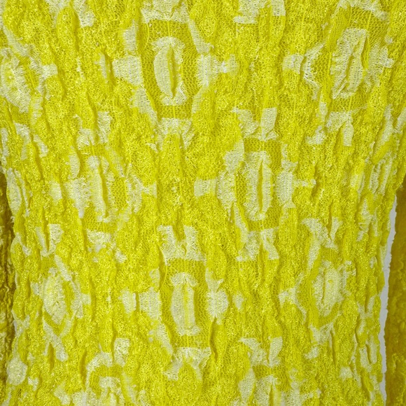 Act 2 Vintage 60's Yellow Maxi Dress - Picture 5 of 10
